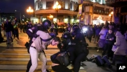 Gjatë protestave në shtator 2022 në Moskë