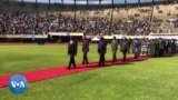 Mutumbi weGamba reNyika, Uye Vari Vakawamba ZAOGA, Archbishop Ezekiel H. Guti Uchisvika muNhandare yeNational Sports Stadium muHarare