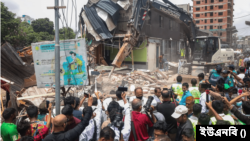 ঢাকা উত্তর সিটি করপোরেশন সাদিক অ্যাগ্রো খামারের একাংশ উচ্ছেদ করেছে। ২৭ জুন, ২০২৪।