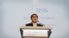 Thailand's Prime Minister Prayuth Chan-ocha delivers the keynote address at the Opening Dinner of the 15th International Institute for Strategic Studies Shangri-la Dialogue, or IISS, Asia Security Summit on June 3, 2016, in Singapore. 