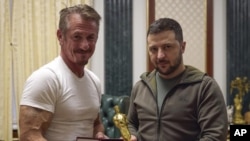 Шон Пенн и Владимир Зеленский