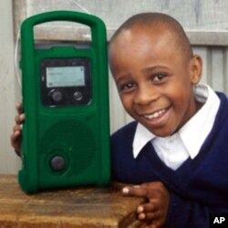 African child with Lifeplayer