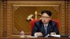 김정은 북한 국무위원장이 지난 2016년 5월 열린 7차 노동당 대회에서 대의원들의 발언을 듣고 있다.