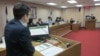 台湾立法院外交及国防委员会3月20号质询的情形(美国之音张永泰拍摄)