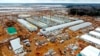 Строительство специализированного госпиталя в окрестностях Москвы. 2 апреля 2020 г. 