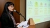 18일 서울 프레스센터에서 열린 북한인권정보센터 초청 통일부 기자단 간담회에서 임순희 북한인권정보센터 실장이 발표를 하고 있다.
