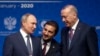 Президент РФ Владимир Путин и президент Реджеп Эрдоган на церемонии открытия газопровода "Турецкий поток". Стамбул, 8 января 2020 г. 