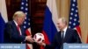 Дональд Трамп и Владимир Путин. Хельсинки, Финляндия. 16 июля 2018 г.