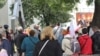 Молитва біля собору в Луцьку