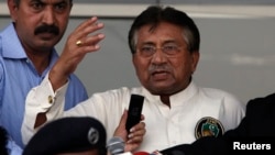 Pakistan's former president, Pervez Musharraf, March 24, 2013.