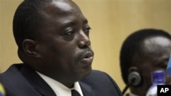 Joseph Kabila , Presiden Republik Demokratik Kongo (foto: dok). Pemerintah Kongo menandatangani perdamaian dengan pemberontak M23 Kamis (12/12). 