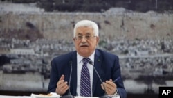 عکس آرشیوی - محمود عباس رییس تشکیلات خودگران فلسطینی