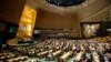 People gather at the General Assembly, prior to a vote, Dec. 21, 2017, at United Nations headquarters in New York.