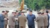 김정은 북한 국무위원장이 양강도 삼지연군의 생산현장과 건설현장을 시찰했다고 조선중앙통신이 10일 보도했다.