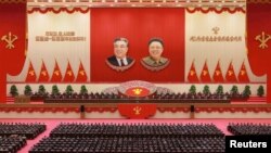 김정은 북한 국무위원장이 평양에서 열린 제1차 전당(전국 노동당) 초급당위원장 대회에서 연설했다고 지난달 23일 조선중앙통신이 보도했다. (자료사진)