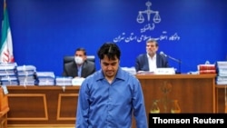 قاضی صلواتی که تحت تحریم‌های آمریکا است، حکم اعدام روح الله زم را صادر کرده بود.