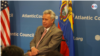 ARCHIVO - "Actuar con decencia trae grandes resultados", aseguró el presidente ecuatoriano. En la foto, Lenín Moreno asiste a un evento en el Atlantic Council en Washington DC, el 13 de febrero de 2020. 