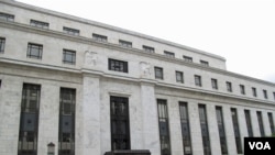 FILE - Federal Reserve building in Washington. 